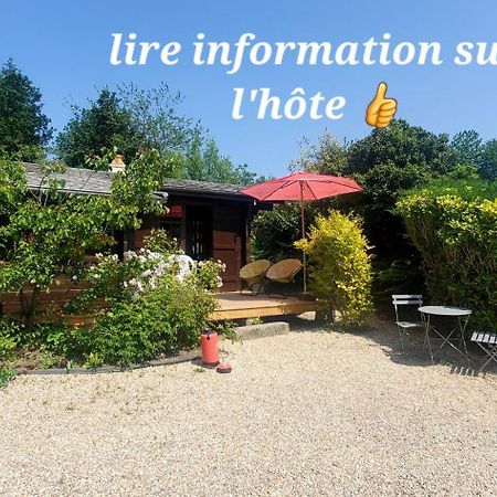 Chalet En Pleine Nature Au Bord D'Un Etang Lanvallay Exterior foto